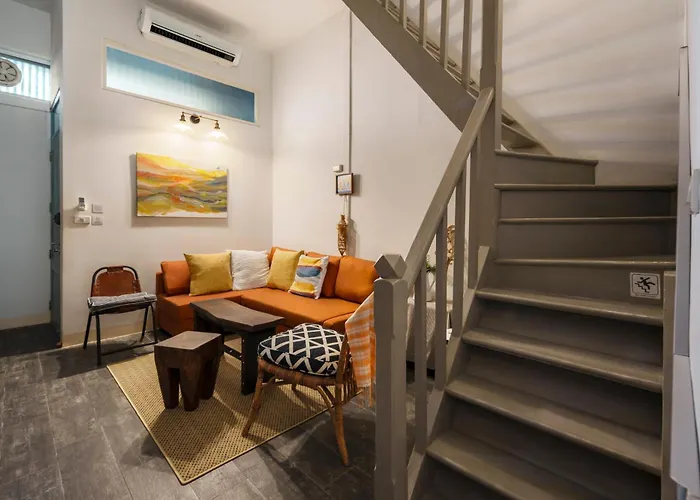 Non Entire Historic 5 Bedroom Riverside Shophouse Near Iconsiam For Families And Groups